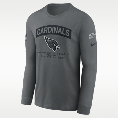 Arizona Cardinals Salute to Service Men's Nike NFL Long-Sleeve T